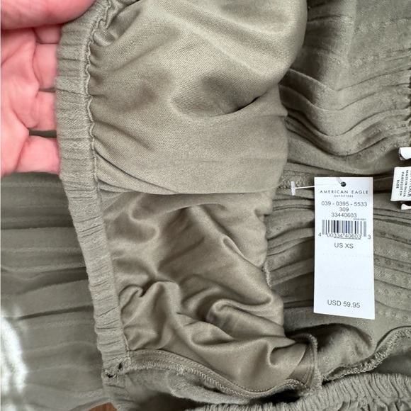 American Eagle Green A Line Maxi Dress - Picture 3 of 4